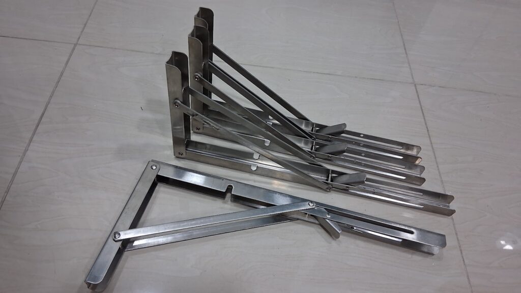 escuadras abatibles de acero inoxidable para tendales